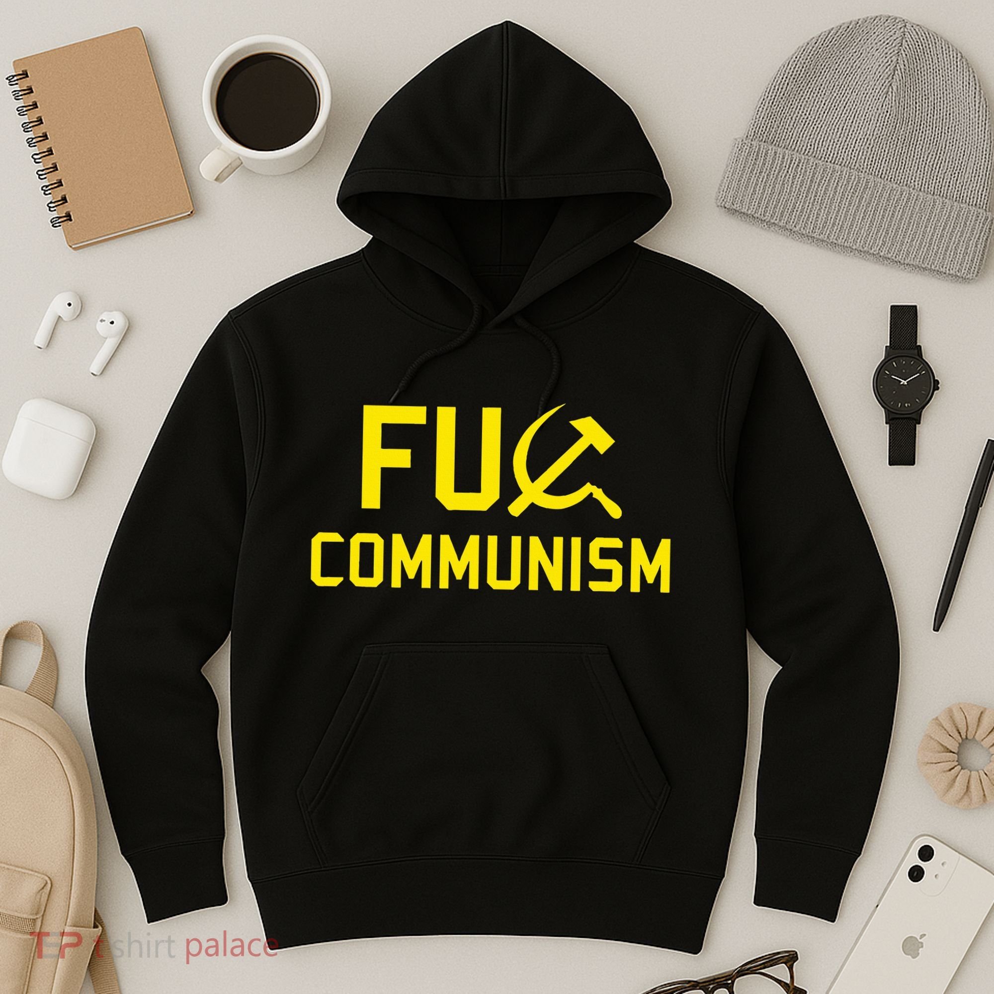 Fu Communism Anti Communist Protest Hoodie