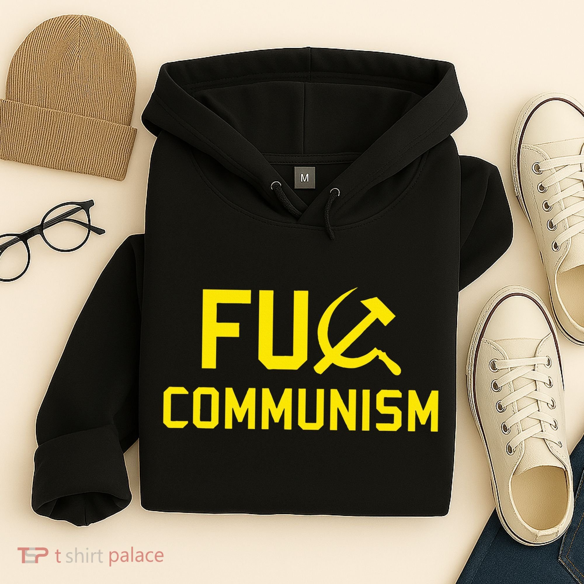 Fu Communism Anti Communist Protest Hoodie