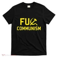 Fu Communism Anti Communist Protest T-Shirt thumb 0