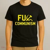 Fu Communism Anti Communist Protest T-Shirt thumb 3