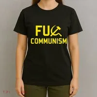 Fu Communism Anti Communist Protest T-Shirt thumb 4