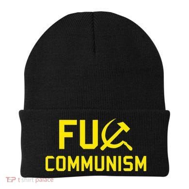 Fu Communism Anti Communist Protest Beanie