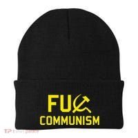 Fu Communism Anti Communist Protest Beanie thumb 0