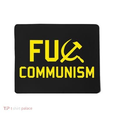 Fu Communism Anti Communist Protest Mousepad