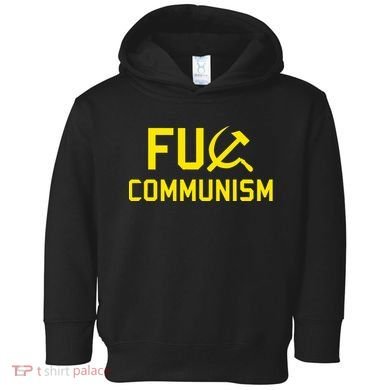 Fu Communism Anti Communist Protest Toddler Hoodie
