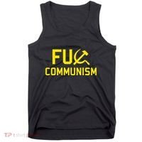 Fu Communism Anti Communist Protest Tank Top thumb 0