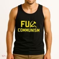 Fu Communism Anti Communist Protest Tank Top thumb 3