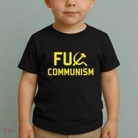 Fu Communism Anti Communist Protest Toddler T-Shirt thumb 2