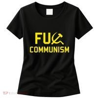 Fu Communism Anti Communist Protest Women's T-Shirt thumb 0