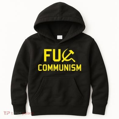Fu Communism Anti Communist Protest Kids Hoodie