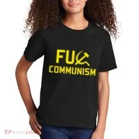 Fu Communism Anti Communist Protest Kids T-Shirt thumb 2