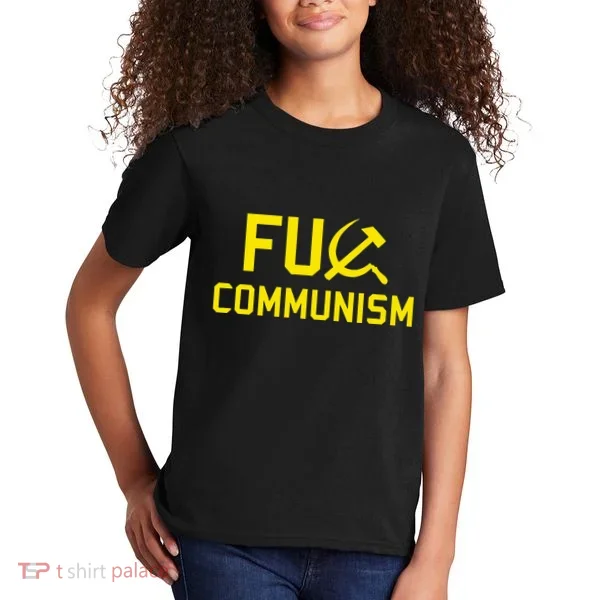 Fu Communism Anti Communist Protest Kids T-Shirt