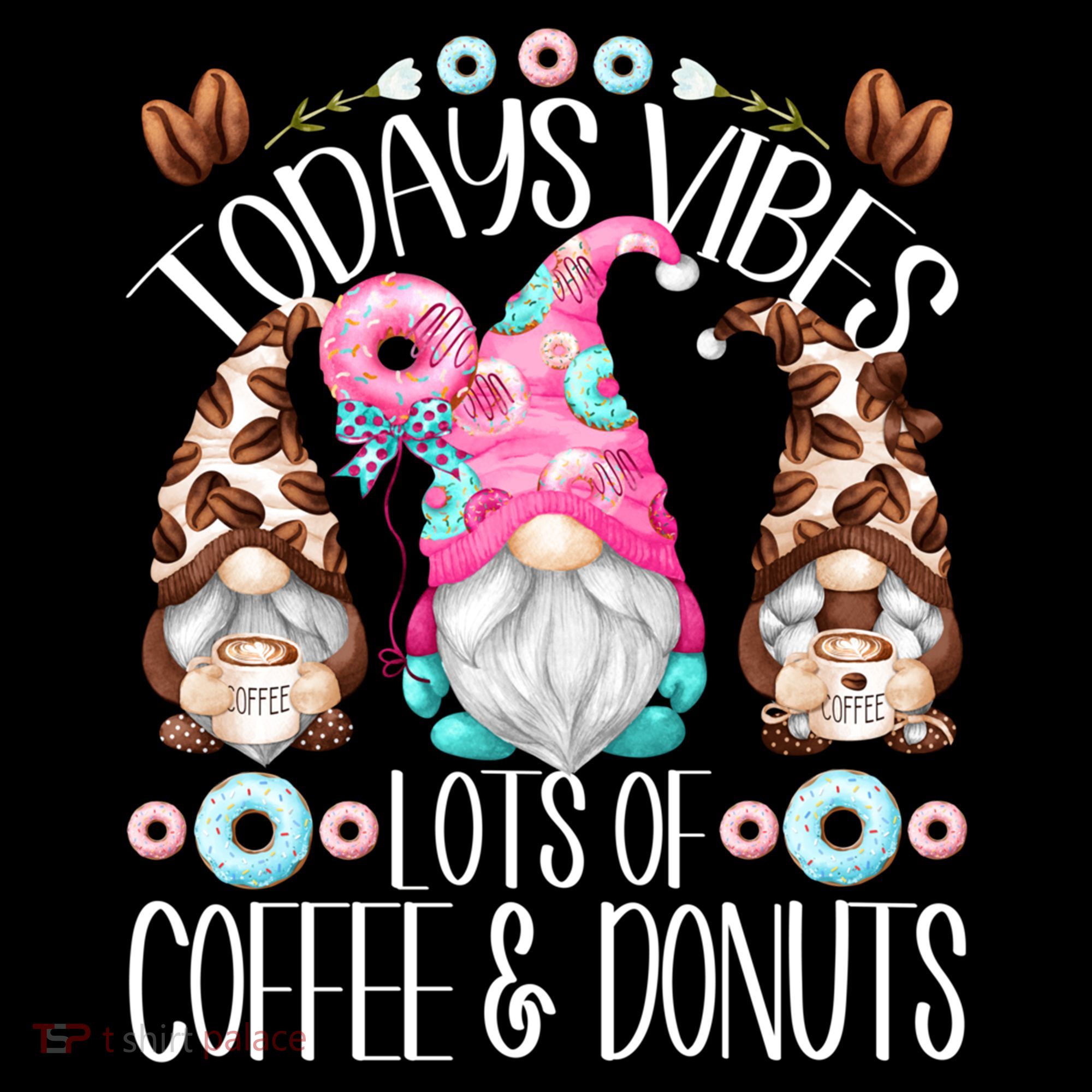 Funny Coffee And Donut Gnomes For And Donut Lover Gift Coffee Mug