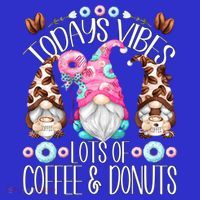 Funny Coffee And Donut Gnomes For And Donut Lover Gift Sweatshirt thumb 3