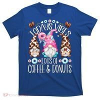 Funny Coffee And Donut Gnomes For And Donut Lover Gift T-Shirt thumb 0