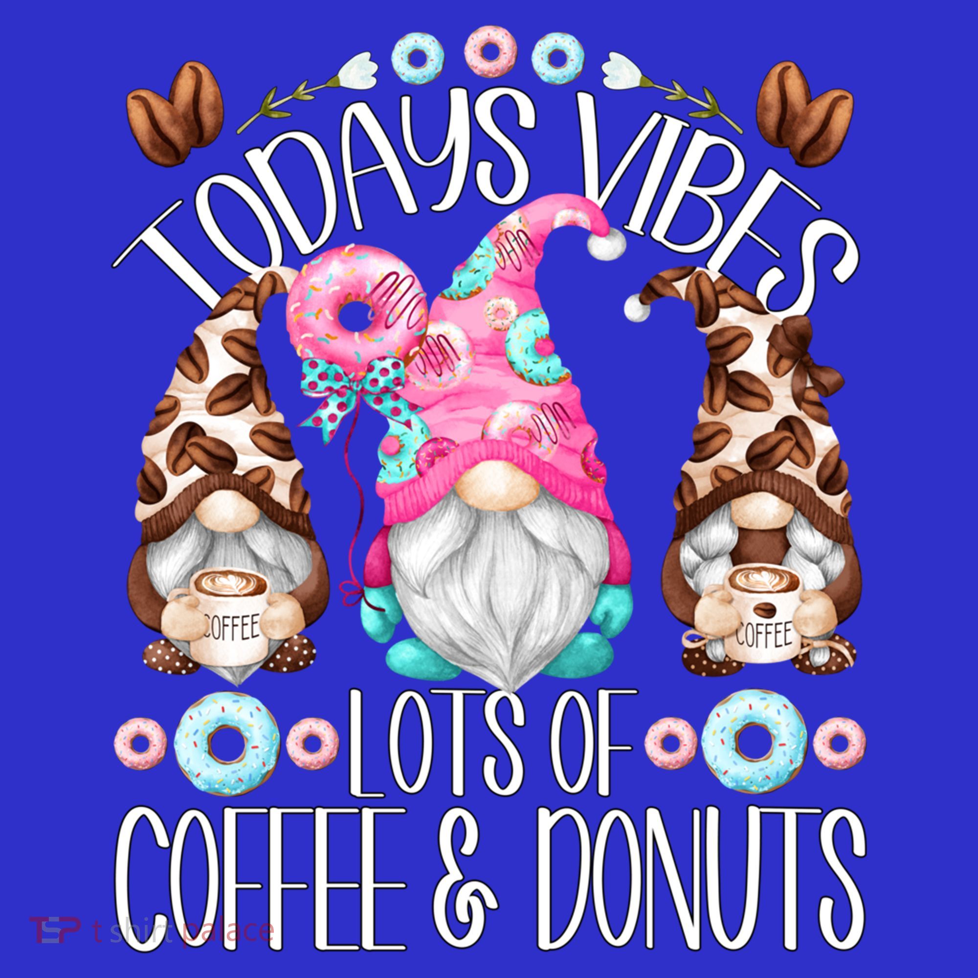 Funny Coffee And Donut Gnomes For And Donut Lover Gift Baby Bodysuit