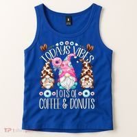 Funny Coffee And Donut Gnomes For And Donut Lover Gift Tank Top thumb 2