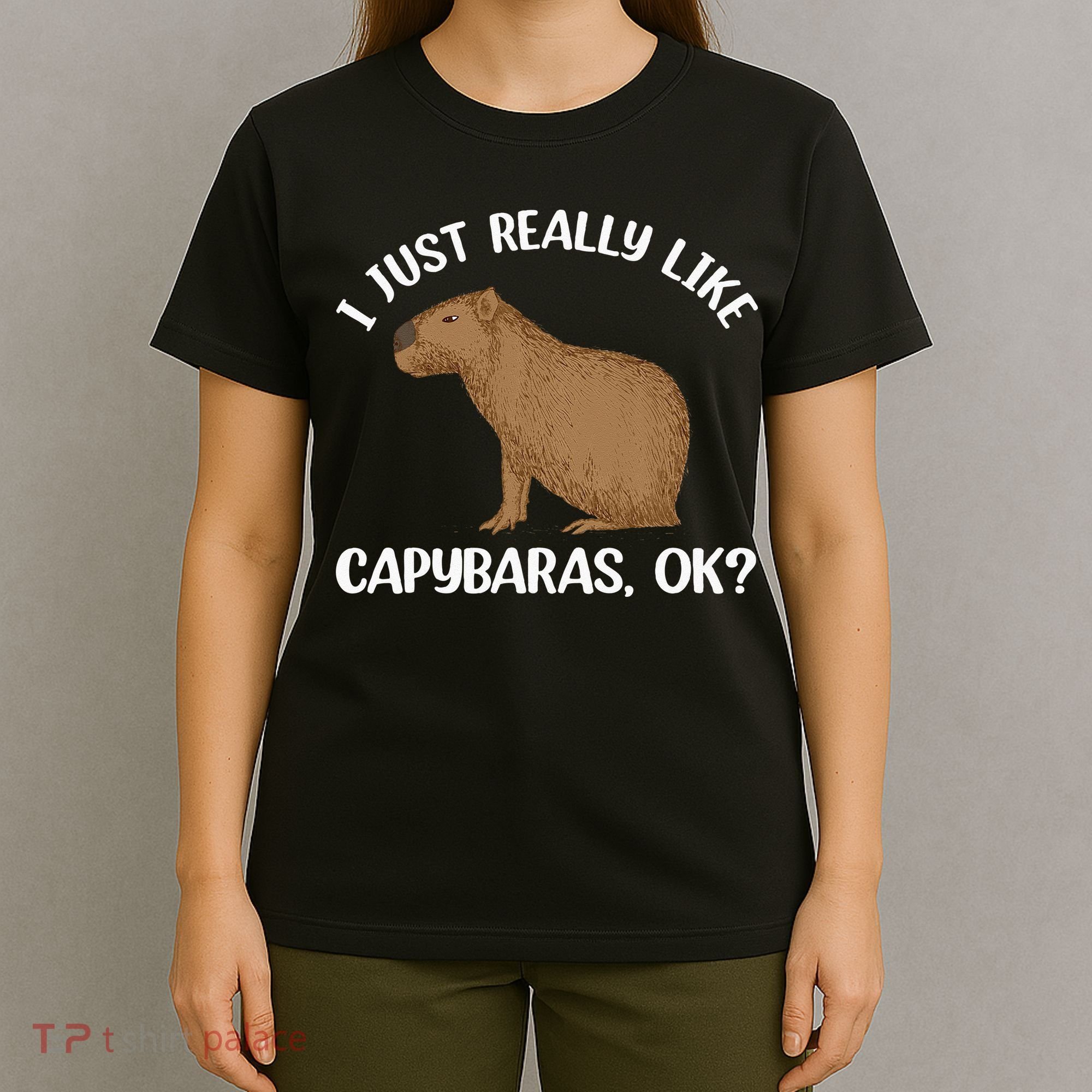 Funny Capybara Art For Men Women Kids Rodent Capybara Lover T-Shirt