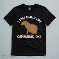 Funny Capybara Art For Men Women Kids Rodent Capybara Lover T-Shirt thumb 5