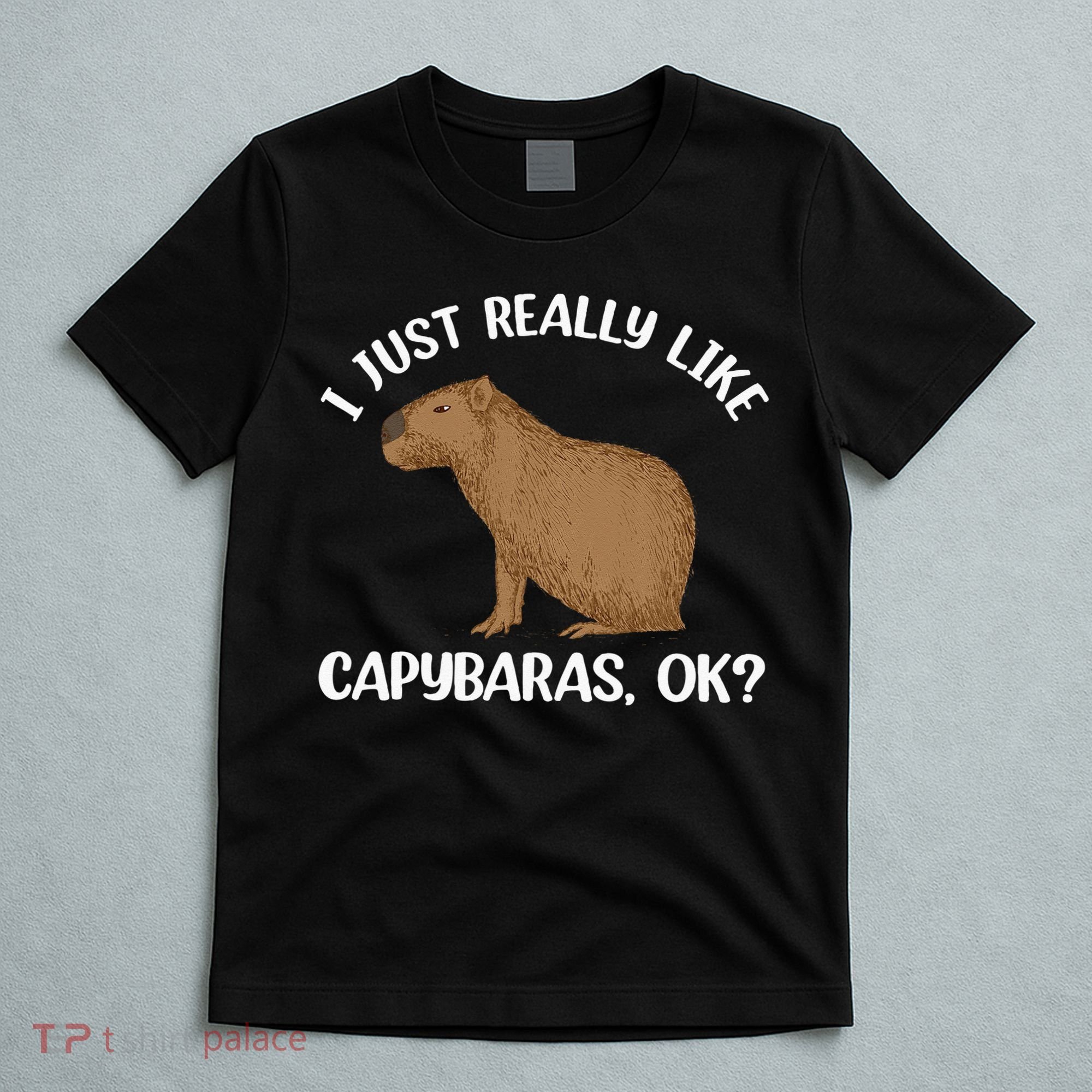 Funny Capybara Art For Men Women Kids Rodent Capybara Lover T-Shirt