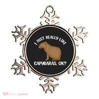 Funny Capybara Art For Men Women Kids Rodent Capybara Lover Ornament thumb 0