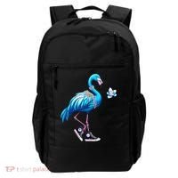 Flamingo Chucks And Pearls Kamala Harris 2024 Backpack thumb 0