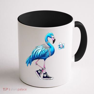 Flamingo Chucks And Pearls Kamala Harris 2024 Coffee Mug back