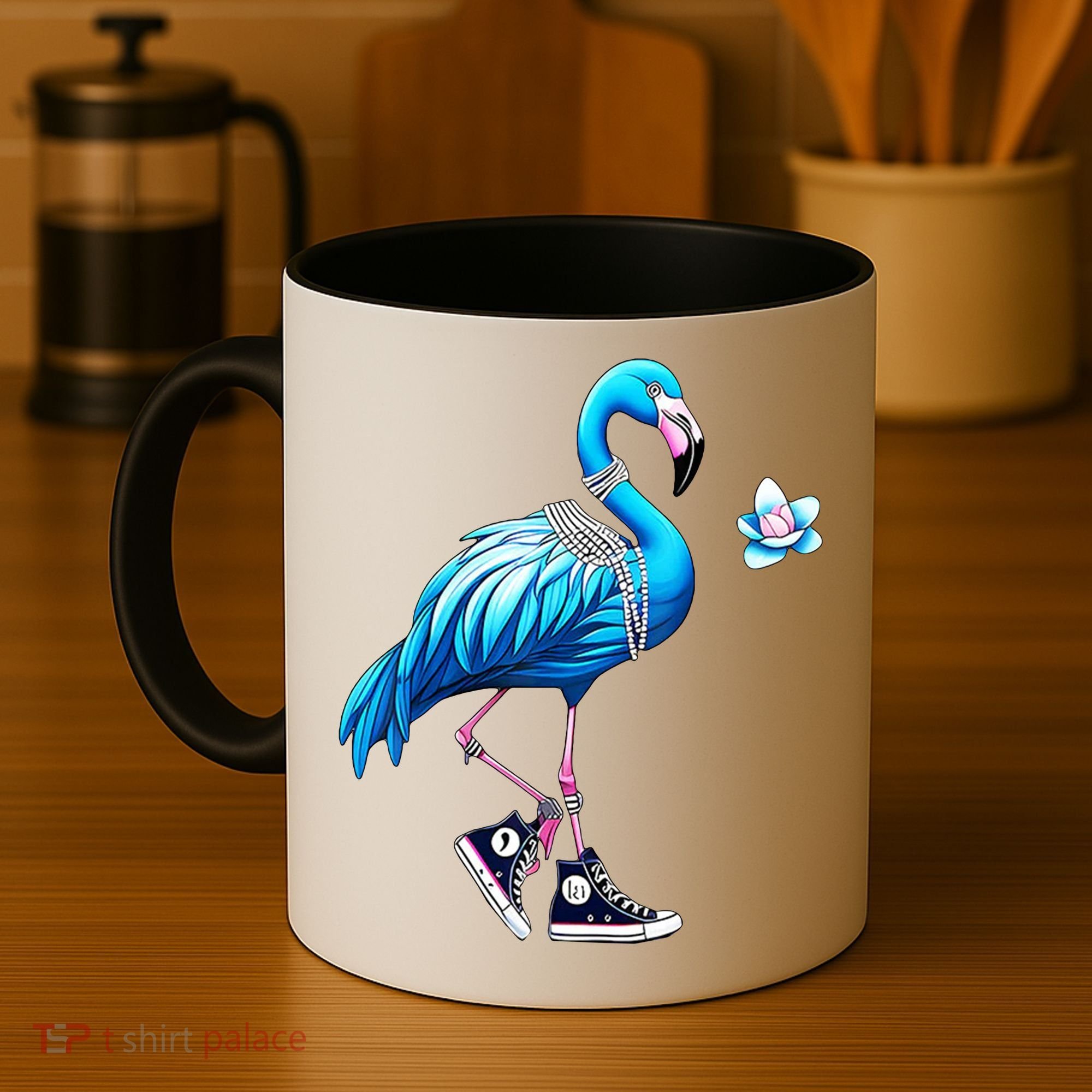 Flamingo Chucks And Pearls Kamala Harris 2024 Coffee Mug