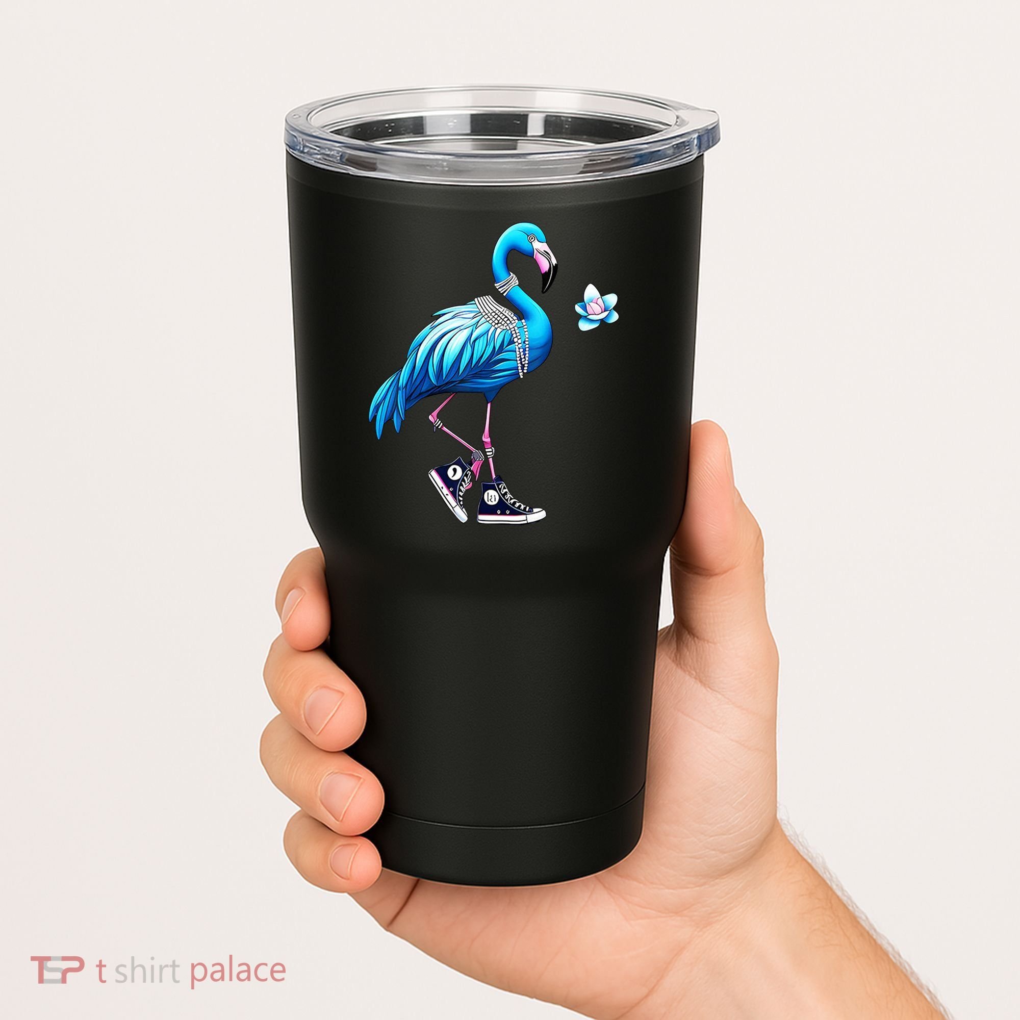 Flamingo Chucks And Pearls Kamala Harris 2024 Tumbler