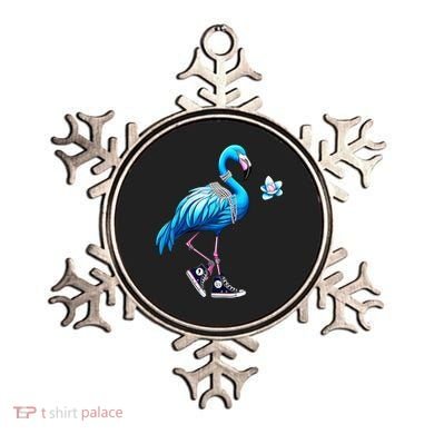 Flamingo Chucks And Pearls Kamala Harris 2024 Ornament
