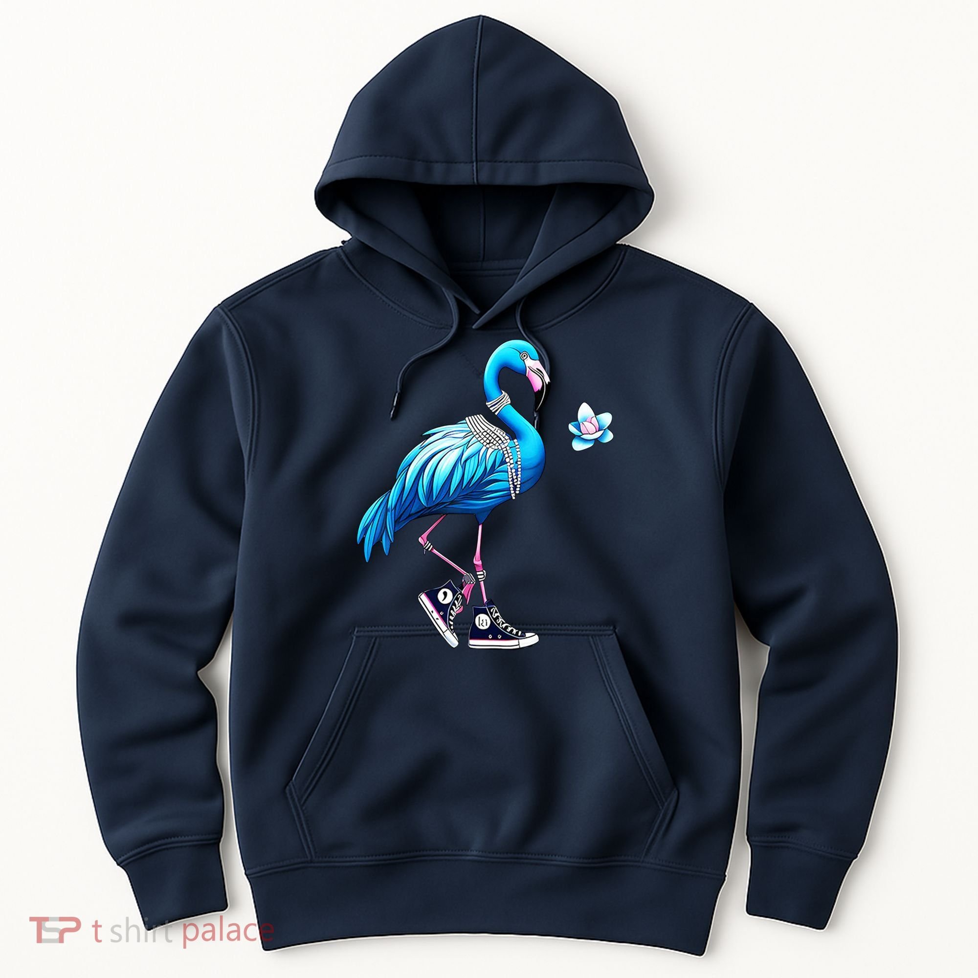 Flamingo Chucks And Pearls Kamala Harris 2024 Hoodie