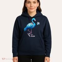 Flamingo Chucks And Pearls Kamala Harris 2024 Hoodie thumb 5