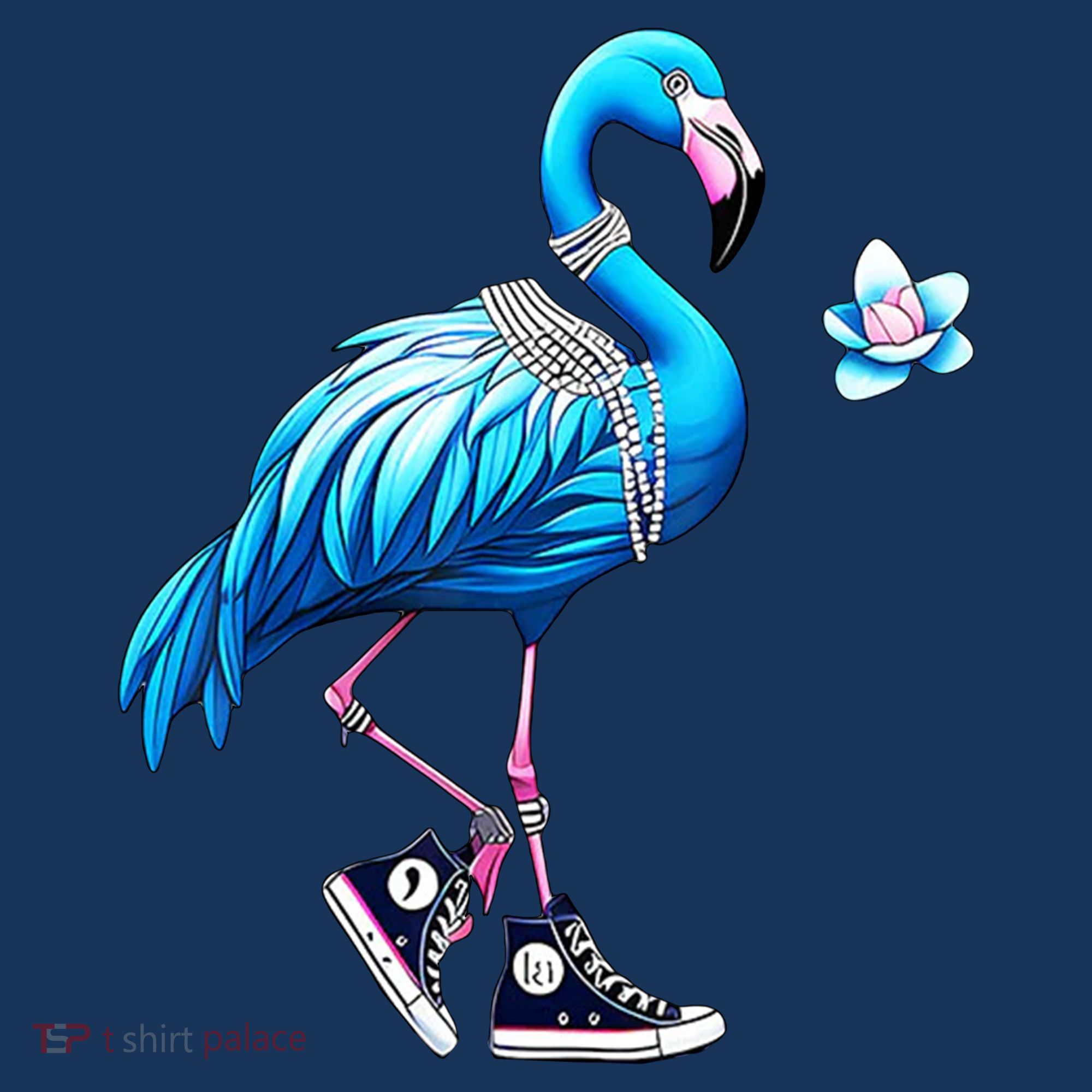 Flamingo Chucks And Pearls Kamala Harris 2024 Hoodie