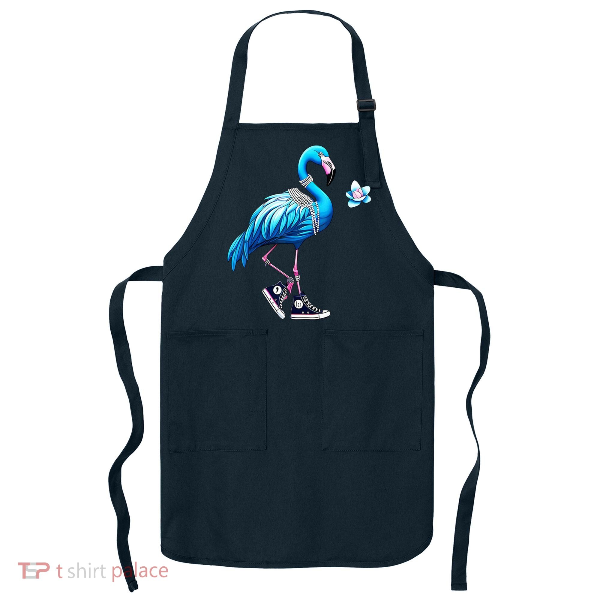 Flamingo Chucks And Pearls Kamala Harris 2024 Apron