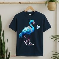 Flamingo Chucks And Pearls Kamala Harris 2024 T-Shirt thumb 2