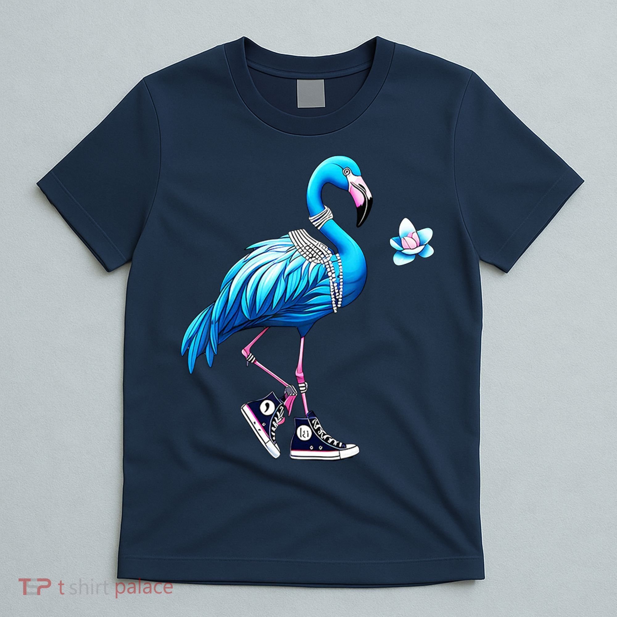 Flamingo Chucks And Pearls Kamala Harris 2024 T-Shirt