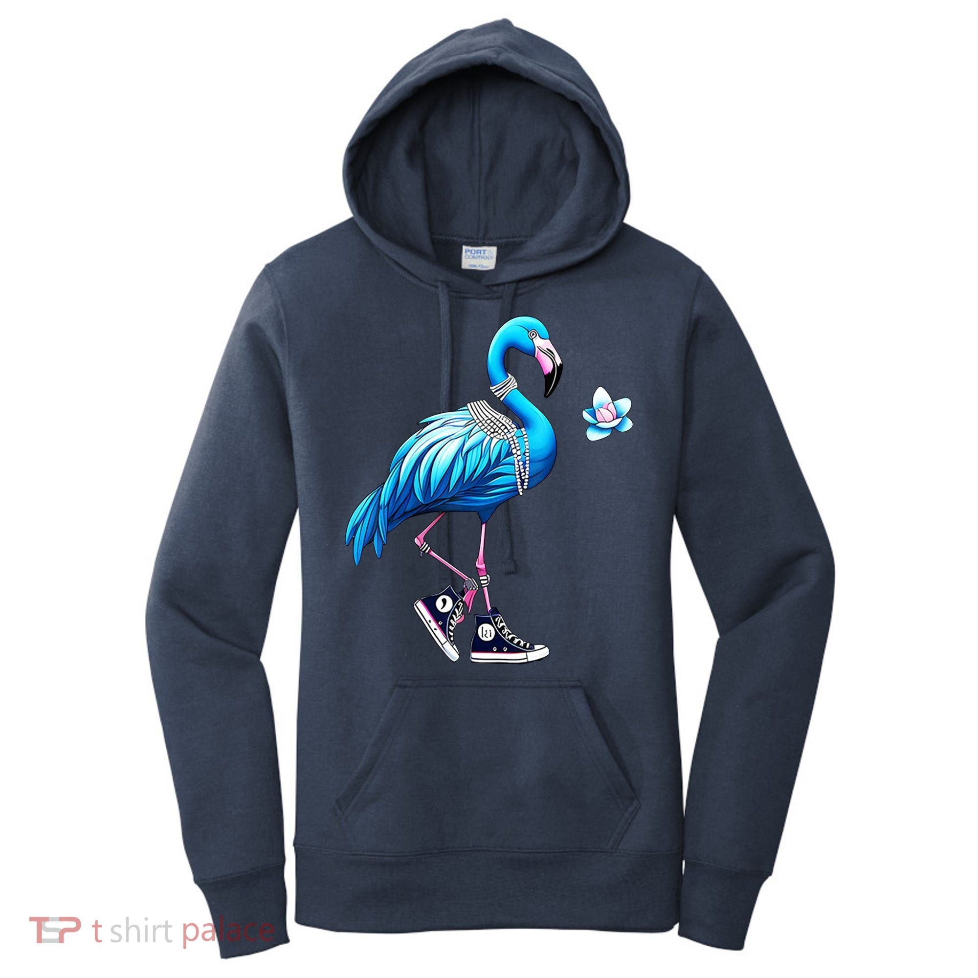 Flamingo Chucks And Pearls Kamala Harris 2024 Women's Hoodie