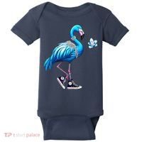 Flamingo Chucks And Pearls Kamala Harris 2024 Baby Bodysuit thumb 0