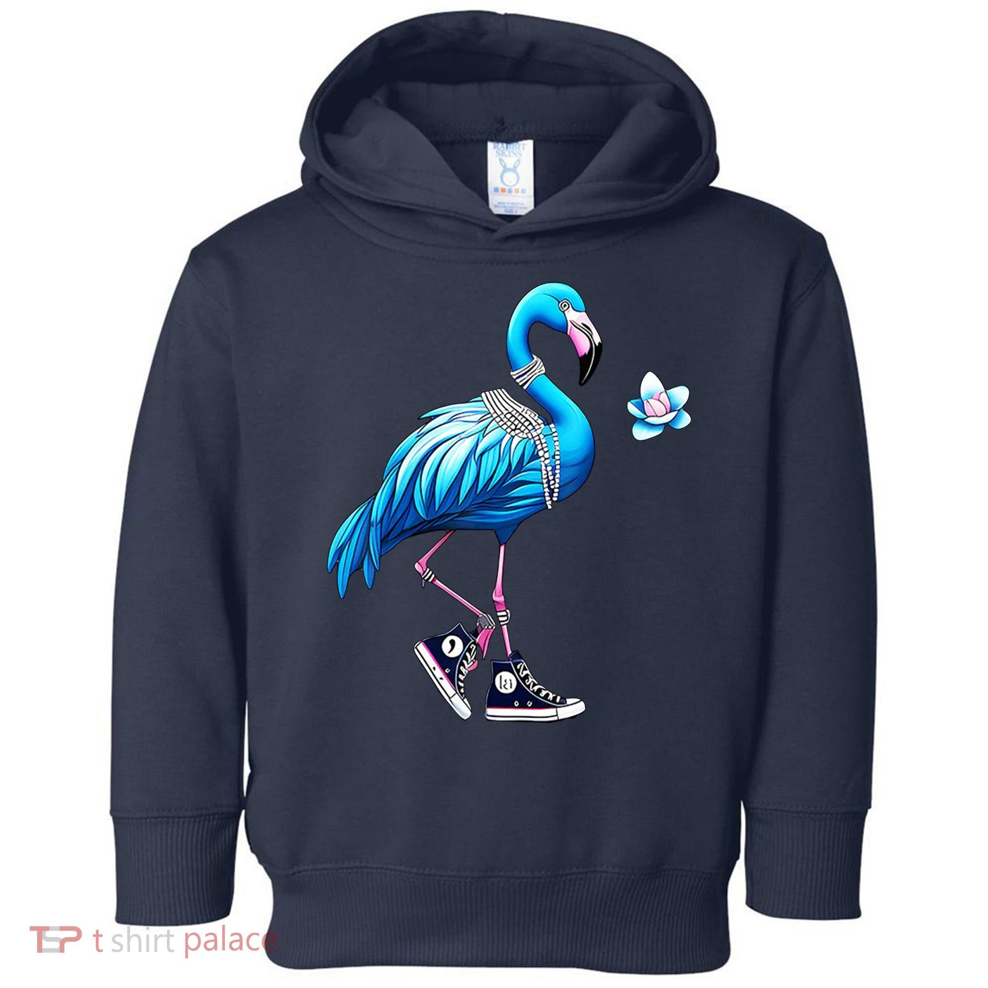 Flamingo Chucks And Pearls Kamala Harris 2024 Toddler Hoodie