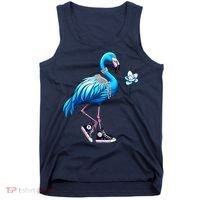 Flamingo Chucks And Pearls Kamala Harris 2024 Tank Top thumb 0