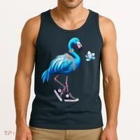 Flamingo Chucks And Pearls Kamala Harris 2024 Tank Top thumb 3