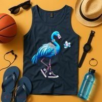 Flamingo Chucks And Pearls Kamala Harris 2024 Tank Top thumb 4