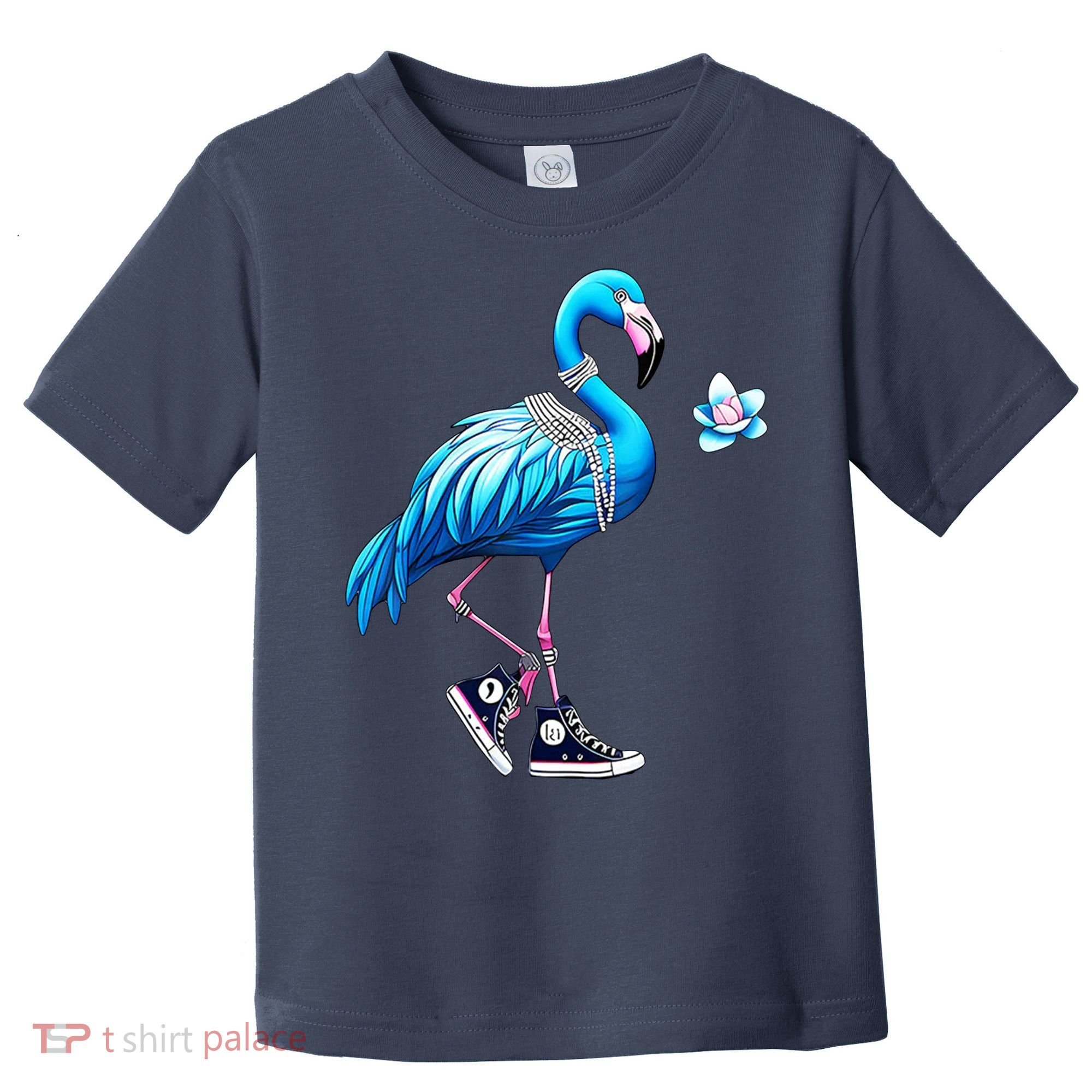 Flamingo Chucks And Pearls Kamala Harris 2024 Toddler T-Shirt