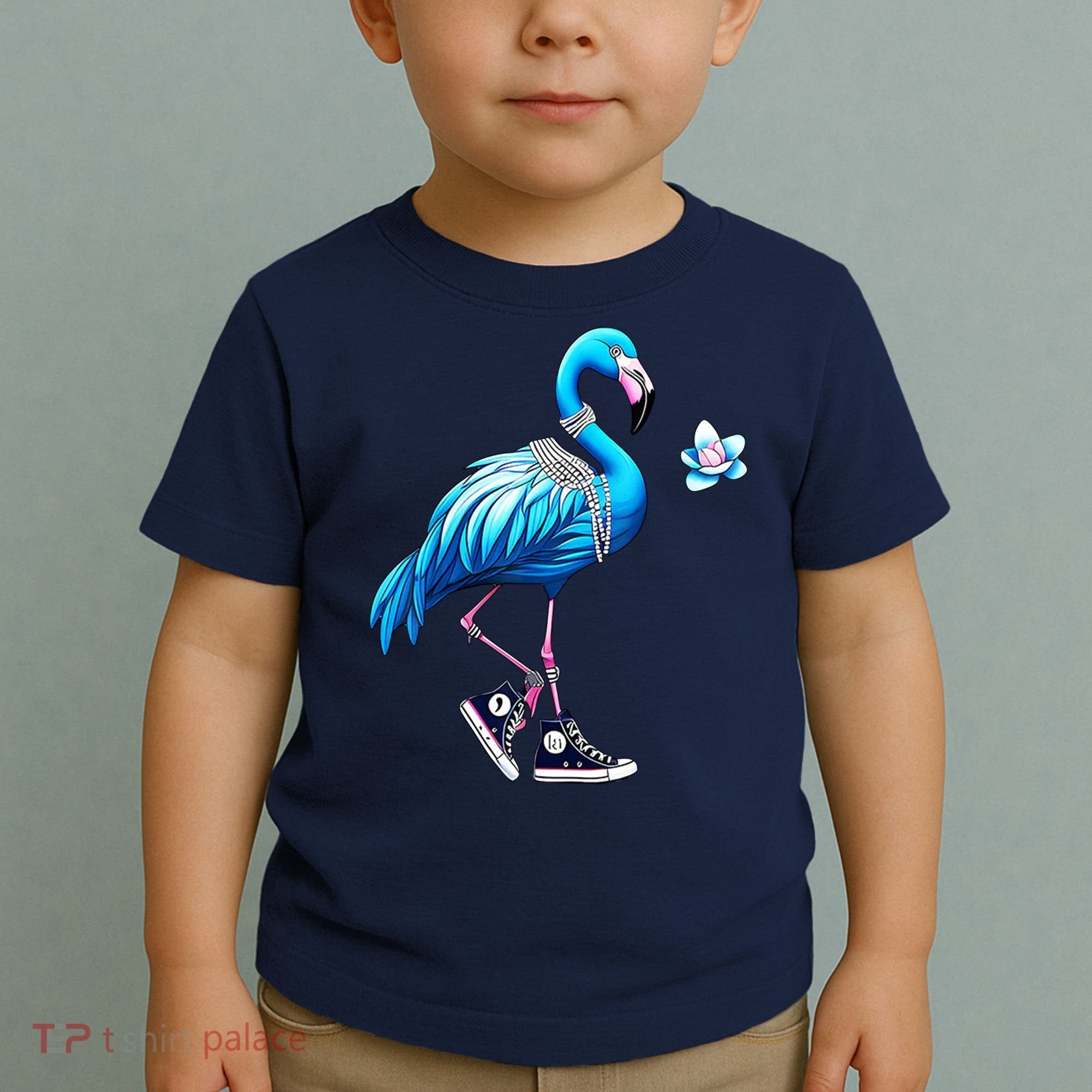 Flamingo Chucks And Pearls Kamala Harris 2024 Toddler T-Shirt