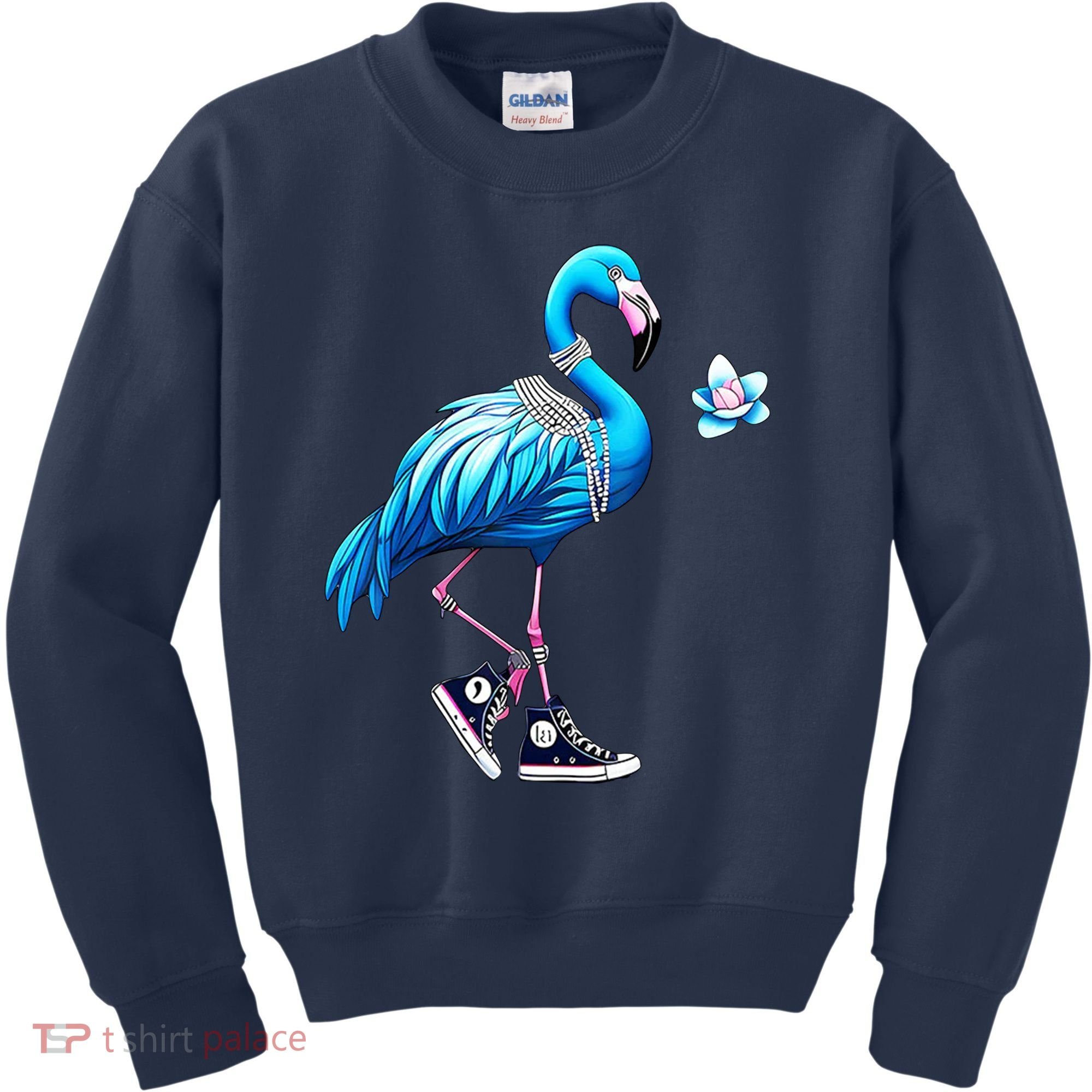 Flamingo Chucks And Pearls Kamala Harris 2024 Kids Sweatshirt