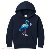 Flamingo Chucks And Pearls Kamala Harris 2024 Kids Hoodie thumb 0