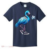 Flamingo Chucks And Pearls Kamala Harris 2024 Kids T-Shirt thumb 0