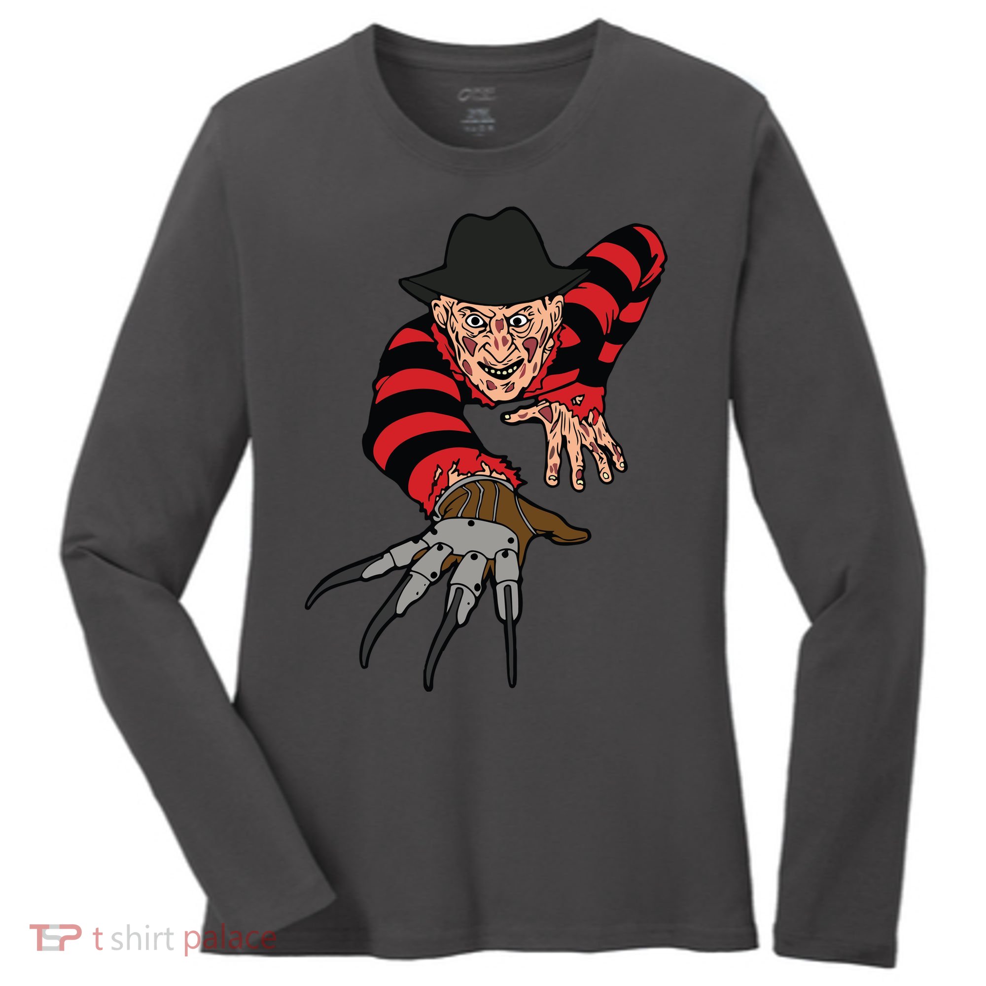 Freddy Creeping At You Women's Long Sleeve Shirt