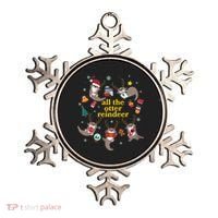 Funny Christmas All The Otter Reindeer Ornament thumb 0