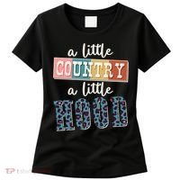 Funny Cute A Little Country A Little Hood Women's T-Shirt thumb 0